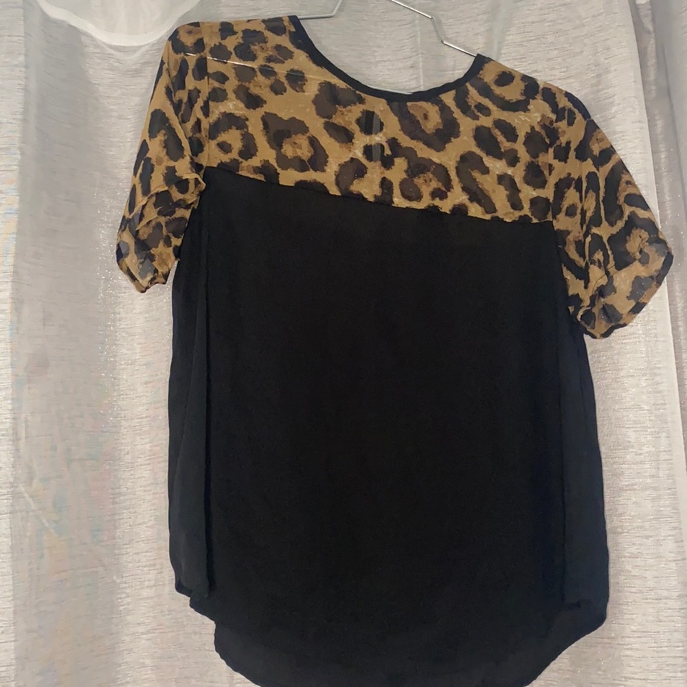 Semi sheer blouse